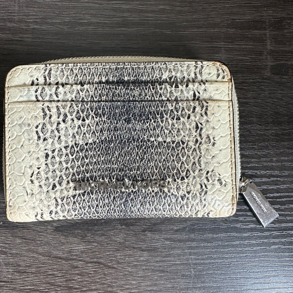Michael Kors Snakeskin Print Wallet